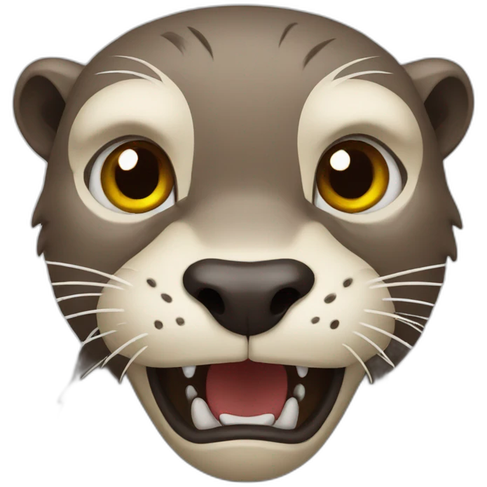 angry otter emoji