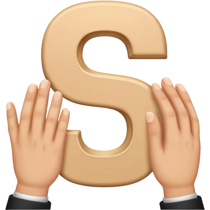 Make the letter S with hands

 emoji
