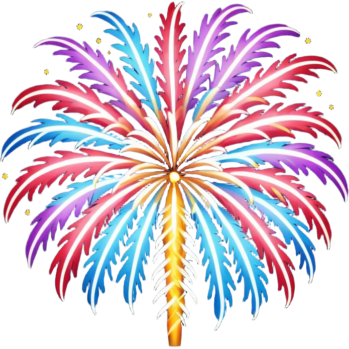 new year fireworks 2026 emoji