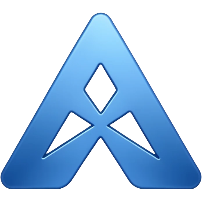 blue x emoji