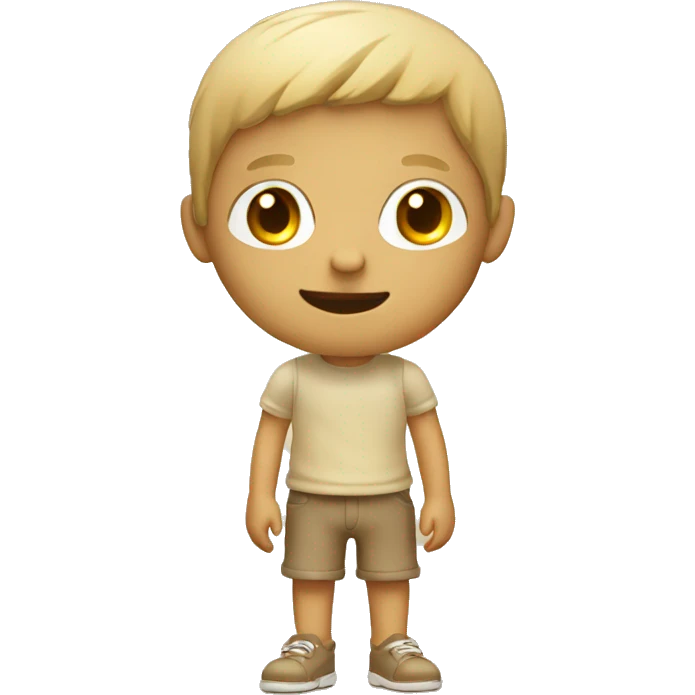 Kids toy beige colours  emoji