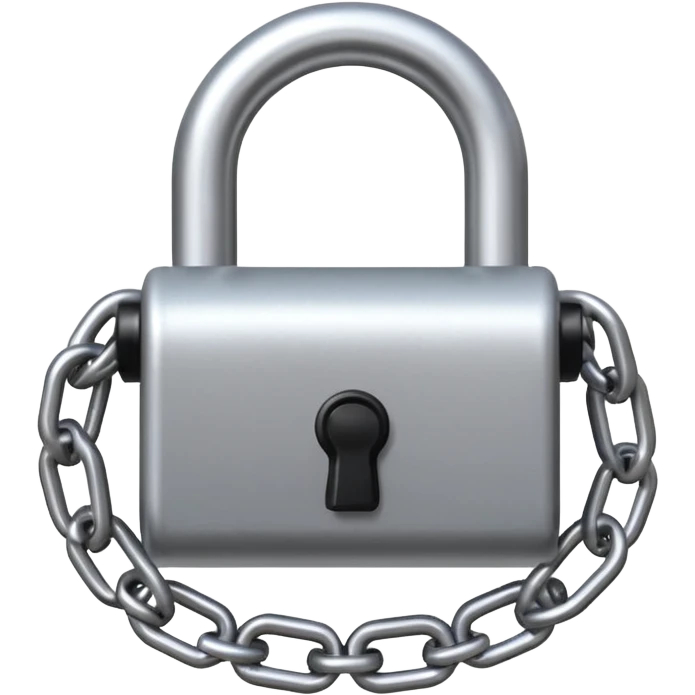 Bike lock emoji