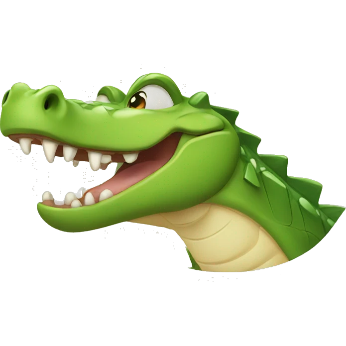laughing crocodile emoji