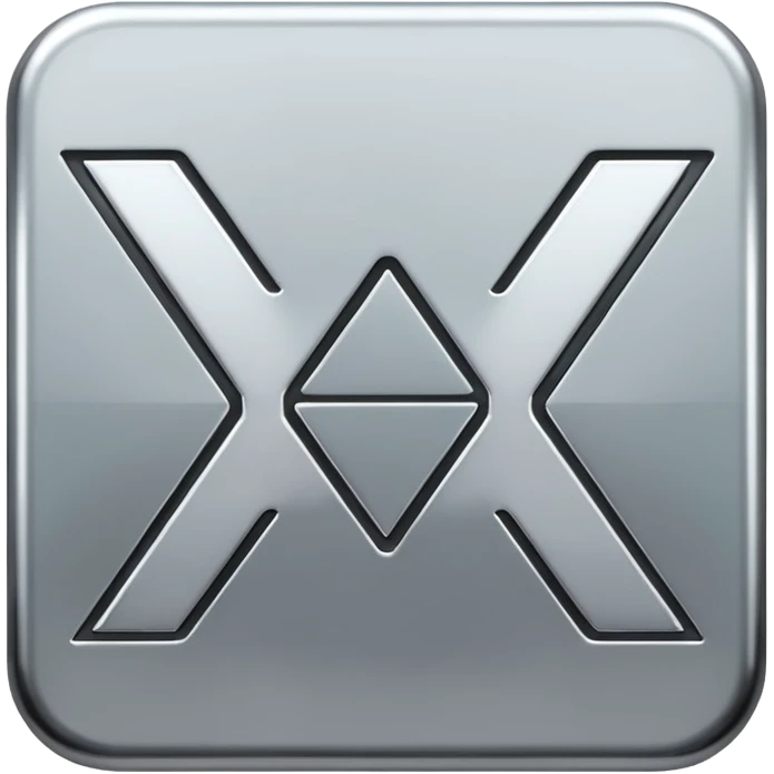 simple X  emoji