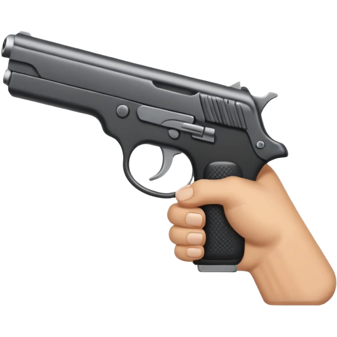 gun hand emoji