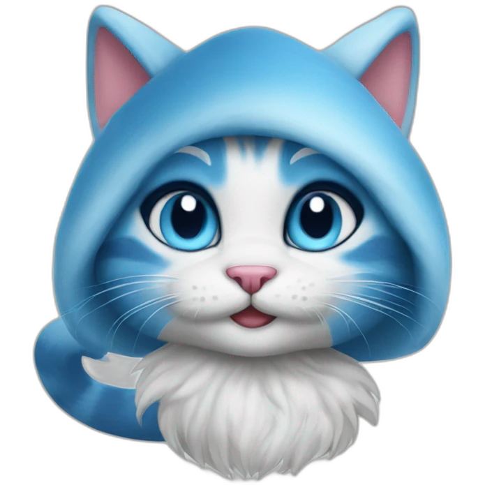 Smurf cat emoji