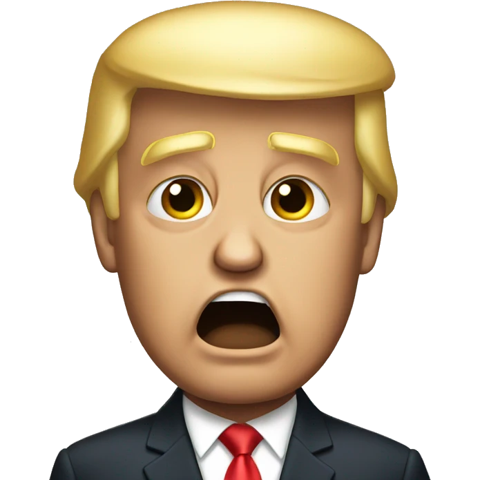 Trump crying emoji