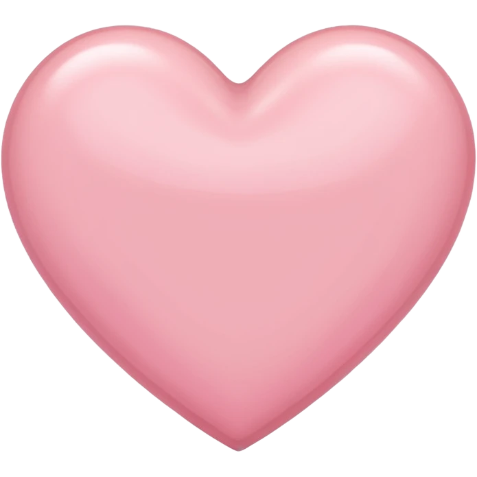 Light pink heart emoji
