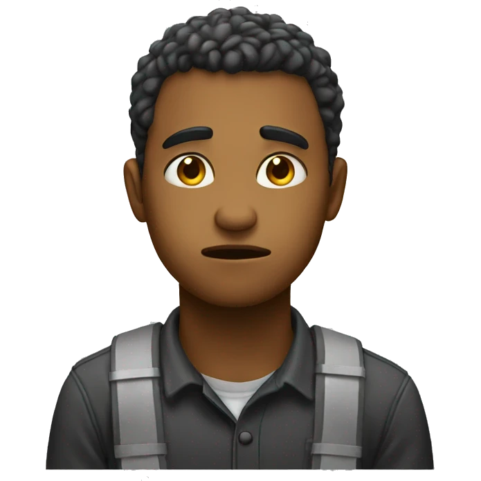 Sad student failed emoji