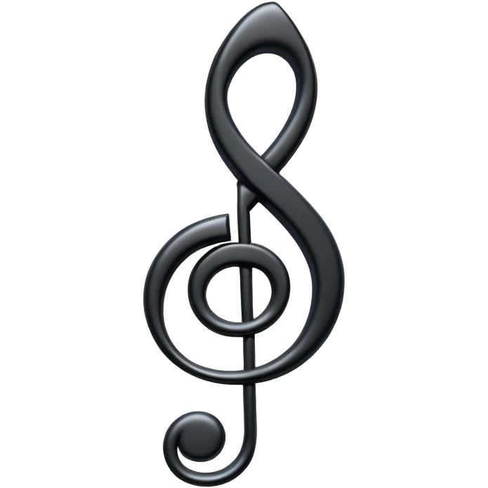 Music clef emoji