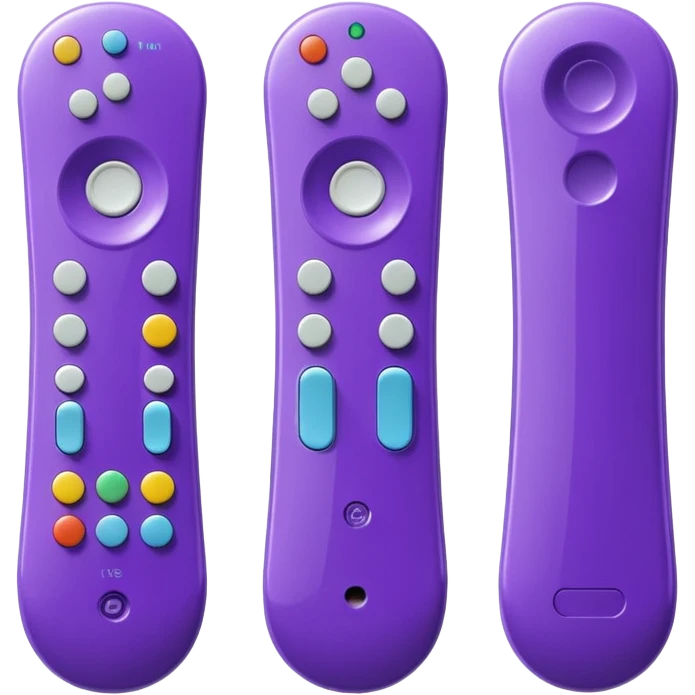 purple wii remote emoji