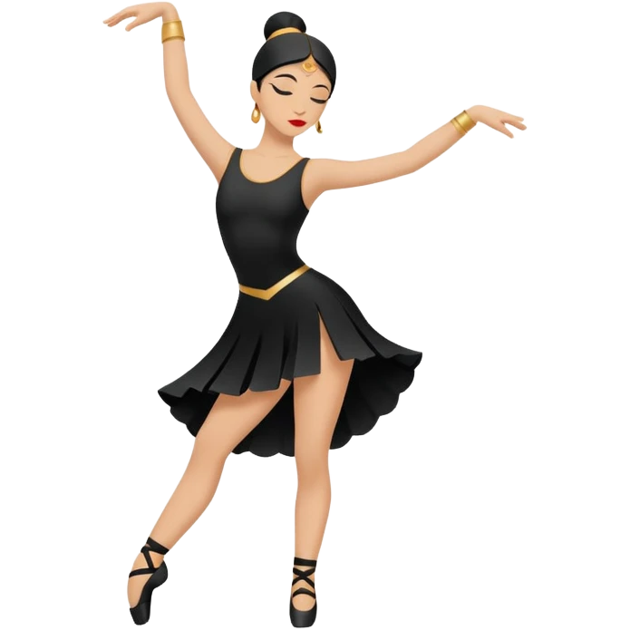 South (S): "dancer_south: Create a minimal flat-vector dancer icon facing south. Pose rotated to face down, suggesting downward movement. Black stroke 2px on transparent background, square canvas 1:1, SVG vector style, no text or facial features." emoji