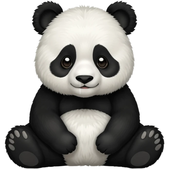panda half body emoji