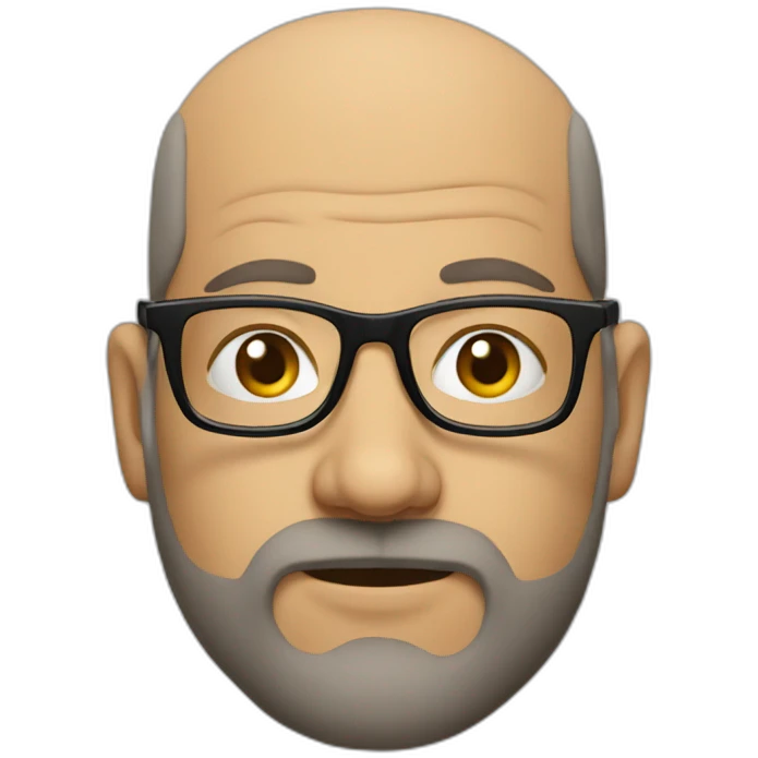 david cross with glasses emoji