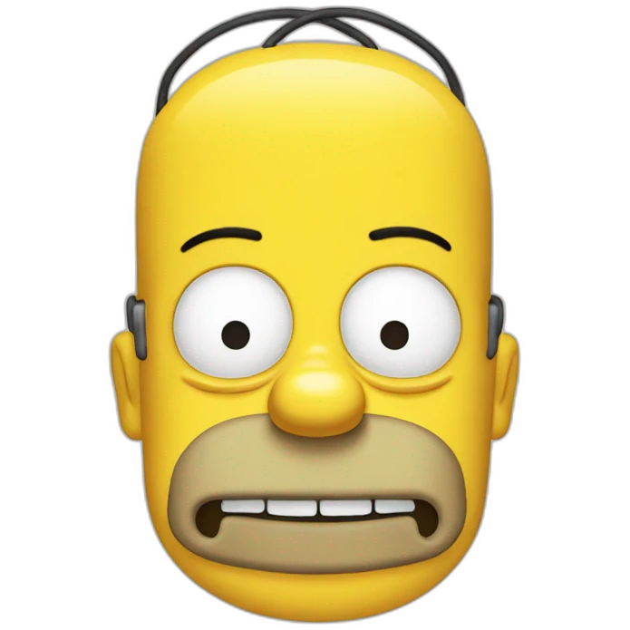Homer Simpson Happy emoji