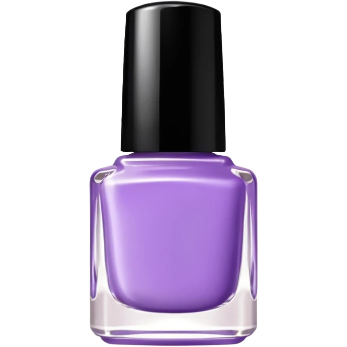 Soft purple nail poliah emoji