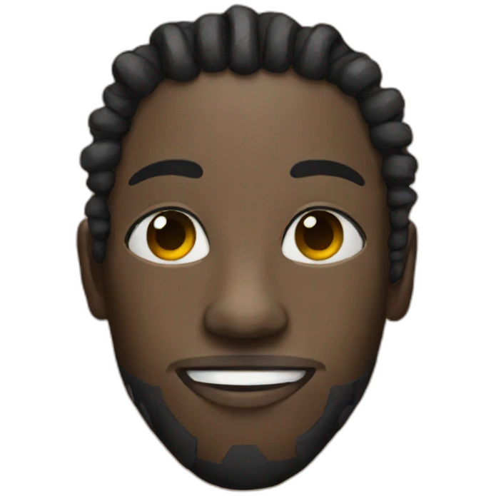 black man with dreads emoji