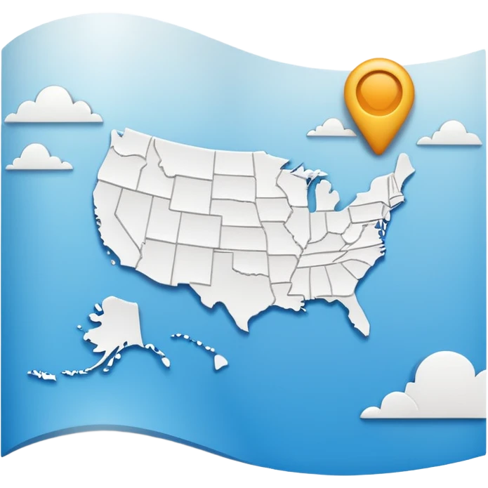 white map emoji