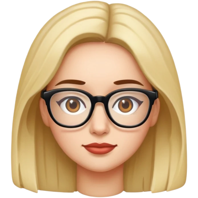 Marissa with glasses emoji