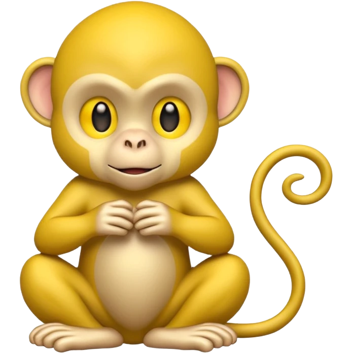 scienist yellow monkey emoji