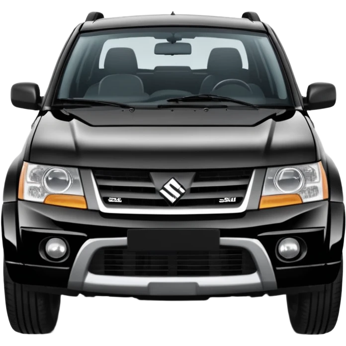 Suzuki grand vitara 2003 3 door black emoji