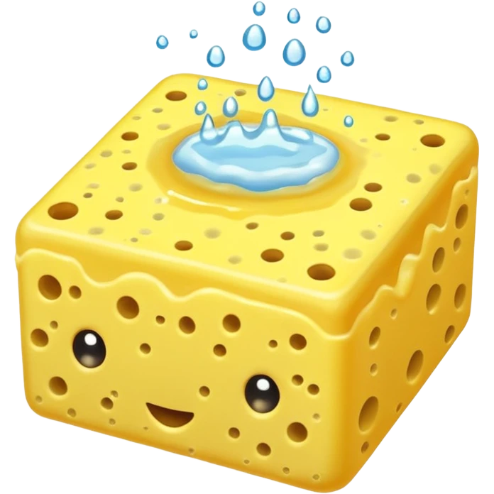 sponge with soap emoji