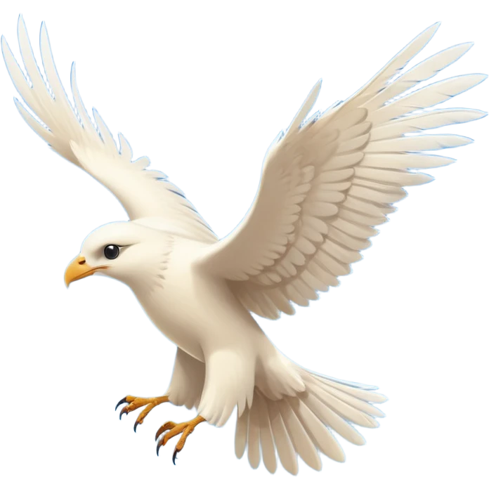 Bird in flight emoji