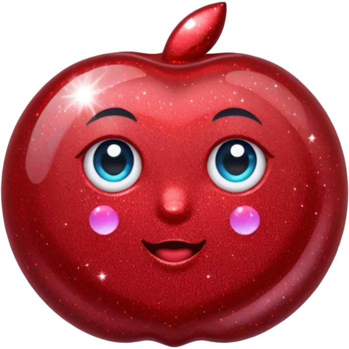 red glitter fix emoji