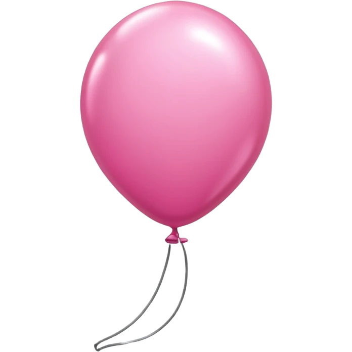 Pink balloon on string emoji