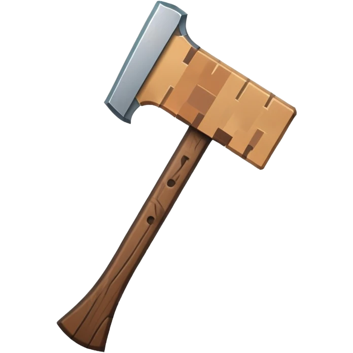 Minecraft axe emoji