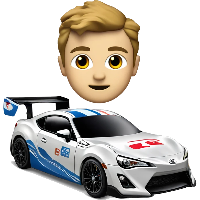Radio Controlled Captain Rex themed 2013 Toyota 86 shaped like a Formula One race car with exposed turbine wheels  emoji