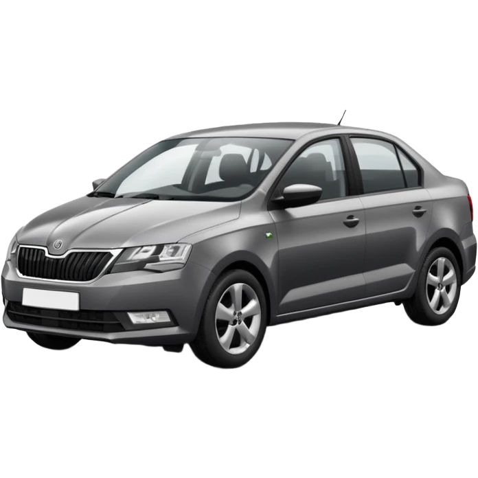 Dark grey Skoda Rapid emoji