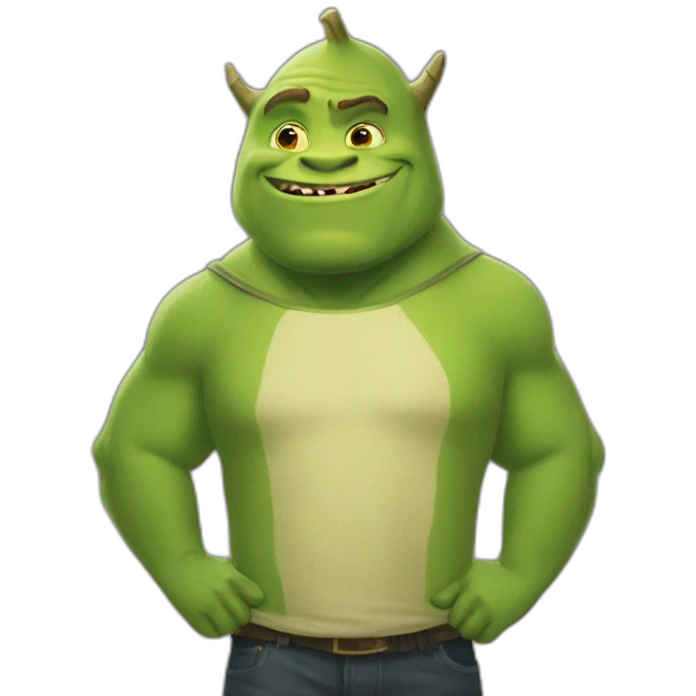 Sherk wiht rik asley emoji
