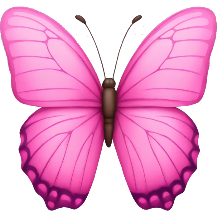 pink butterfly  emoji
