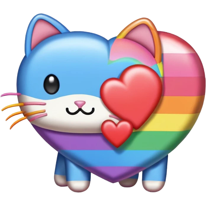 heart nyan cat emoji