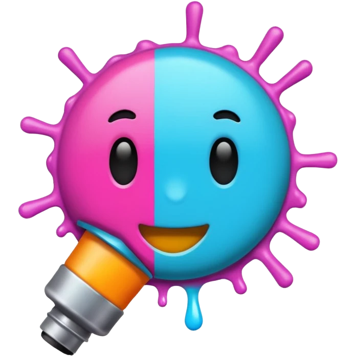 Граффити надпись: 72 emoji