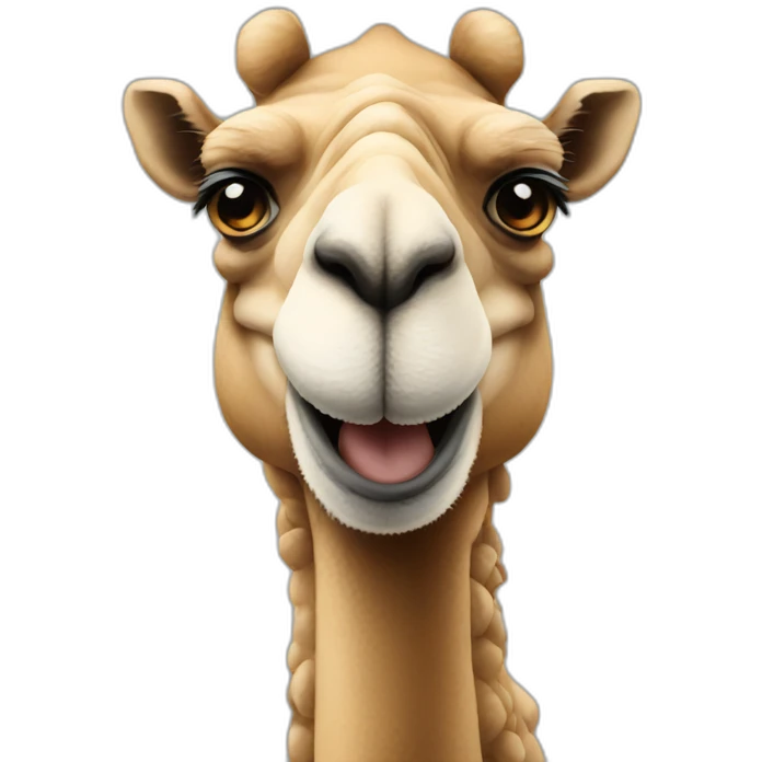 smirking camel emoji