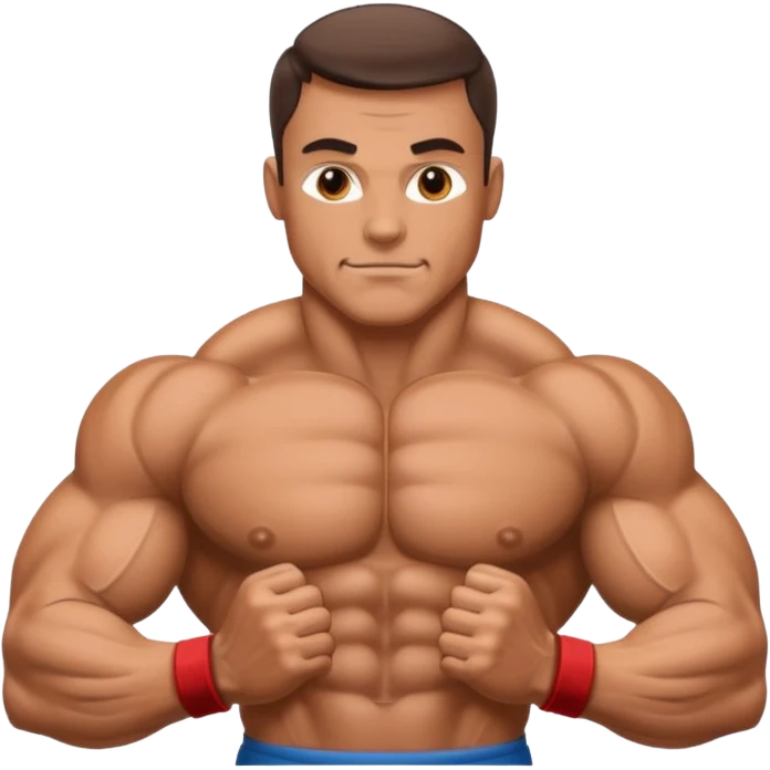 bodybuilder posing emoji