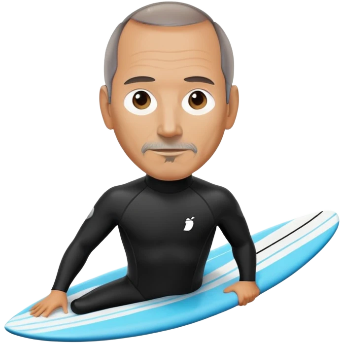 Steve Jobs Surfing  emoji