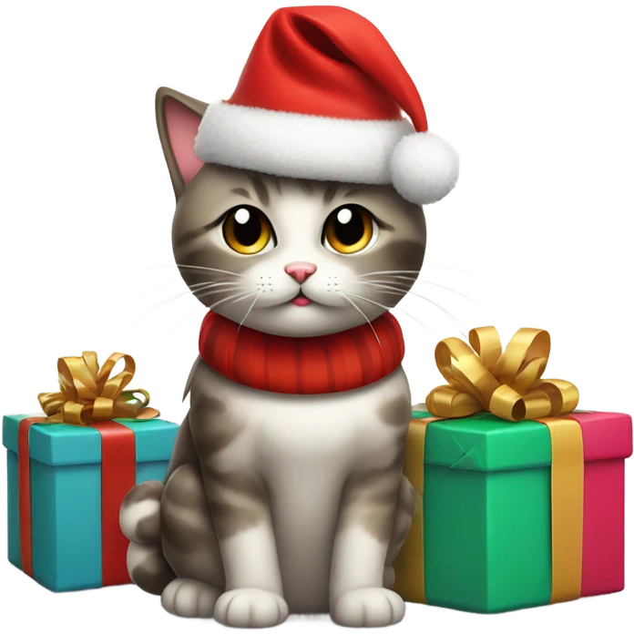 christmas cat emoji