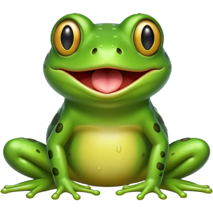 frog with tongue emoji