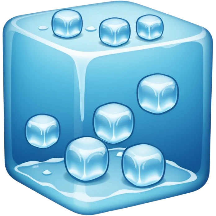 circle ice cube emoji