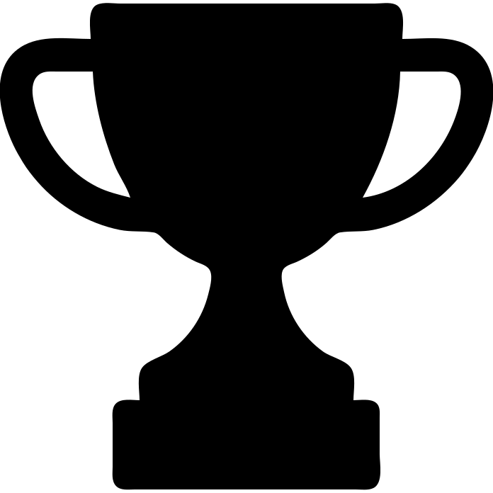 solid filled trophy icon emoji
