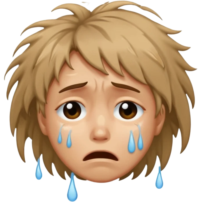 poop cry emoji