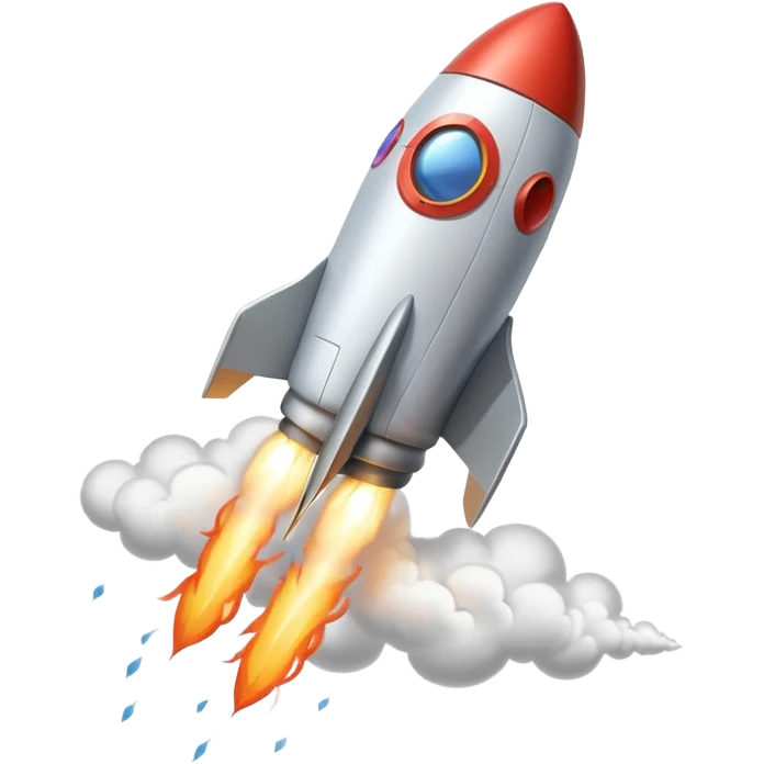 launching a rocket emoji