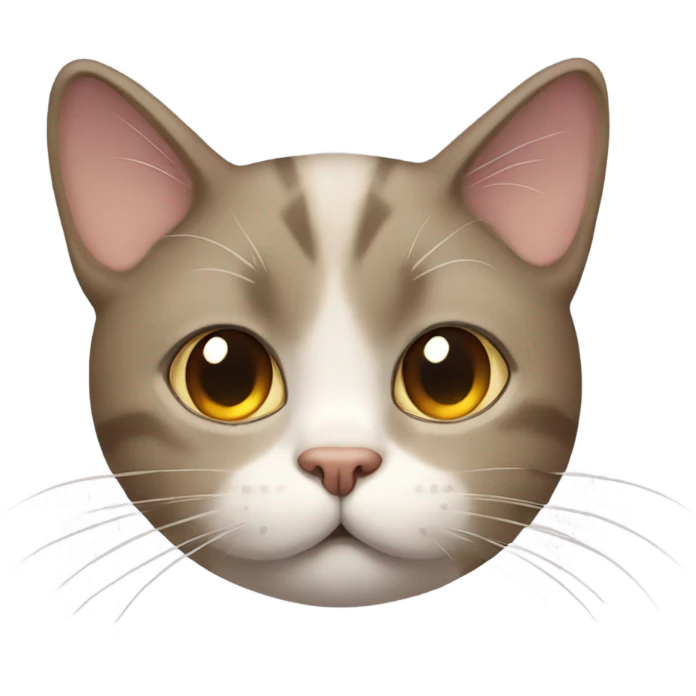 Cat giving side eye emoji