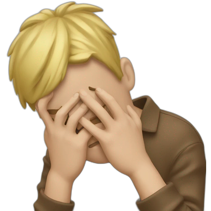 huge facepalm emoji