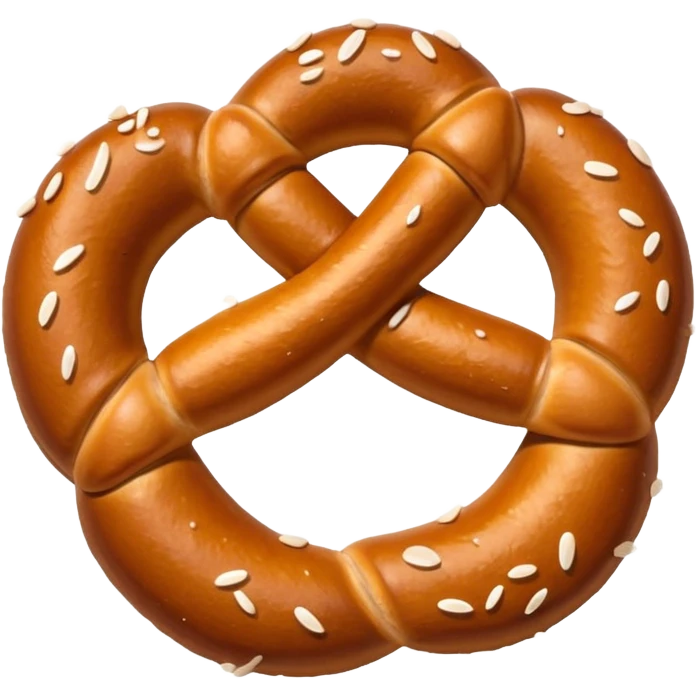 Prezel with salt on top emoji