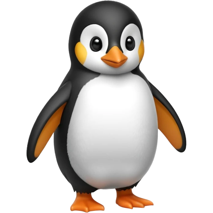 🤍🐧 emoji