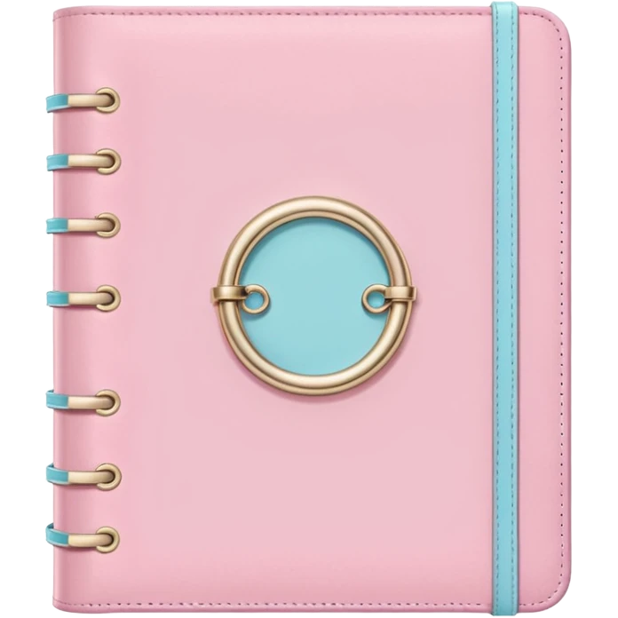 pink diary, coquette, loveshackfancy style, ring binder, no leather  emoji